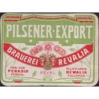 Ревель Pilsener-Export Brauerei Revalia Пив. зав. Ревалiя
