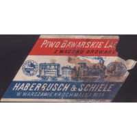 Варшава Bawarskie Lagrowe Piwo Z Wagonu Browaru Haberbusch & Schiele