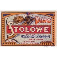 Луцк Stolowe Piwo Pelne SP-CQW Waclawa Zemana Brow. Parow. Obciag Browaru