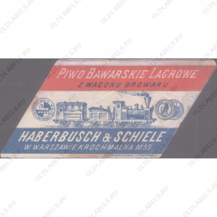 Варшава Bawarskie Lagrowe Piwo Z Wagonu Browaru Haberbusch & Schiele