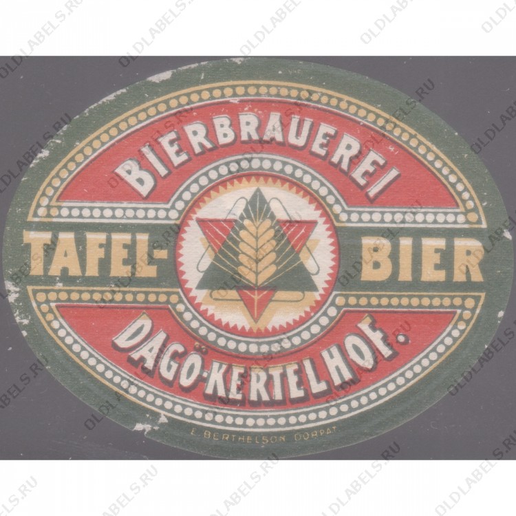 Кертель Tafel-Bier Bierbrauerei Dago-Kertelhof